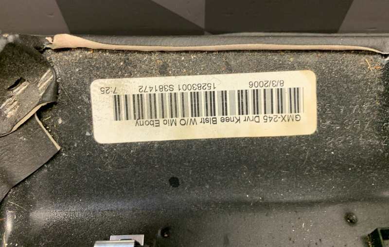 2007 CORVETTE C6 OEM LH DRIVER DASH KNEE PANEL