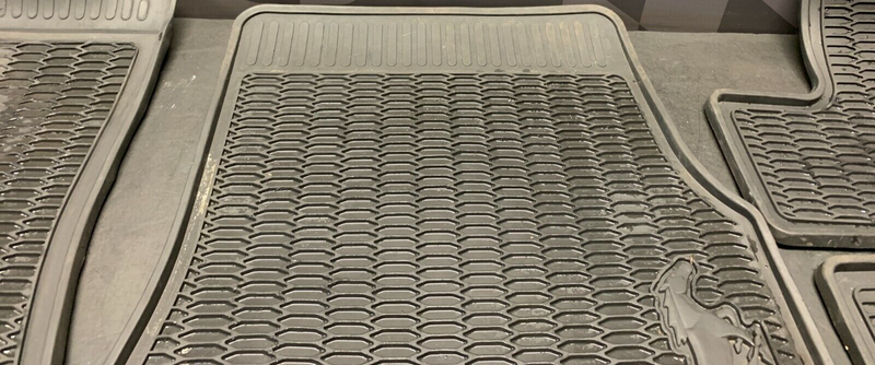 2013 FORD MUSTANG GT OEM RUBBER ALL WEATHER FRONT REAR FLOOR MATS