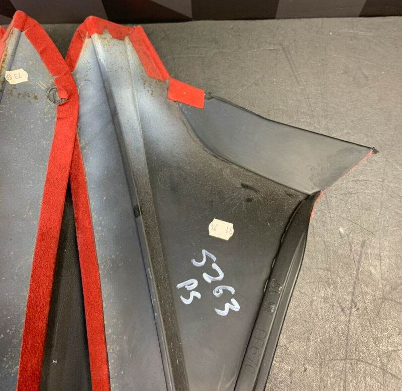 2004 PONTIAC GTO OEM RED SUEDE CENTER CONSOLE SIDE TRIM PANELS
