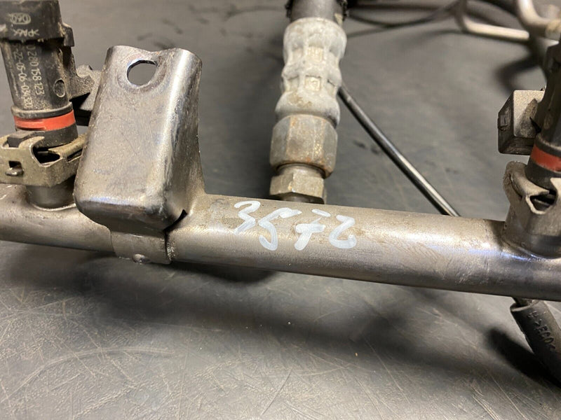 2007 PORSCHE 911 TURBO 997 OEM FUEL RAILS WITH FUEL INJECTORS USED