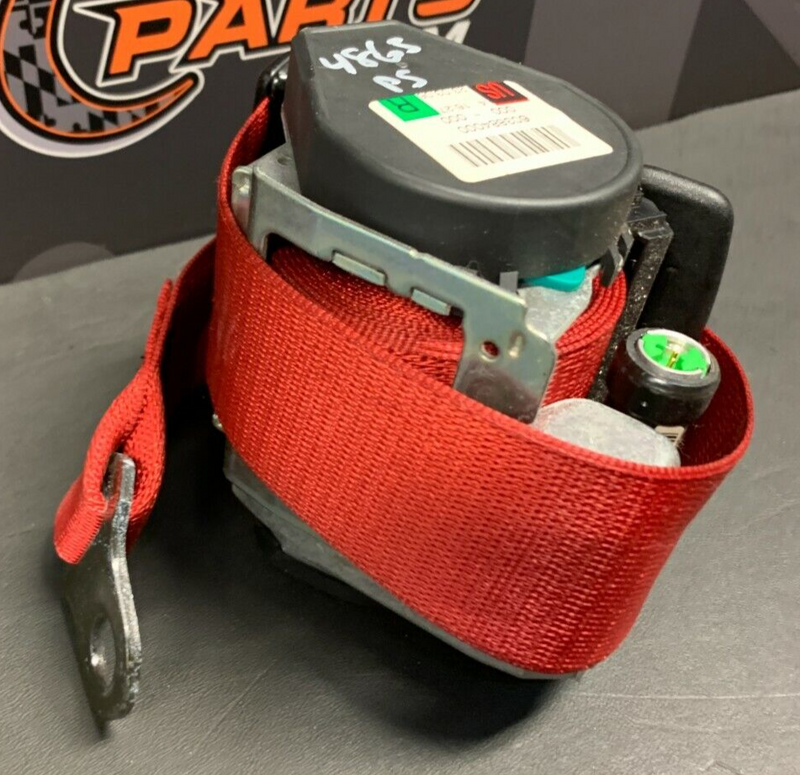 2006 PORSCHE CAYMAN S 987 OEM PASSENGER RED SEAT BELT