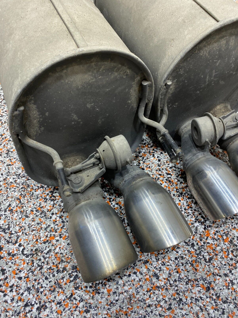 2009 CHEVY CORVETTE C6 OEM 2.5 INCH NPP MUFFLER PAIR DRIVER PASSENGER USED