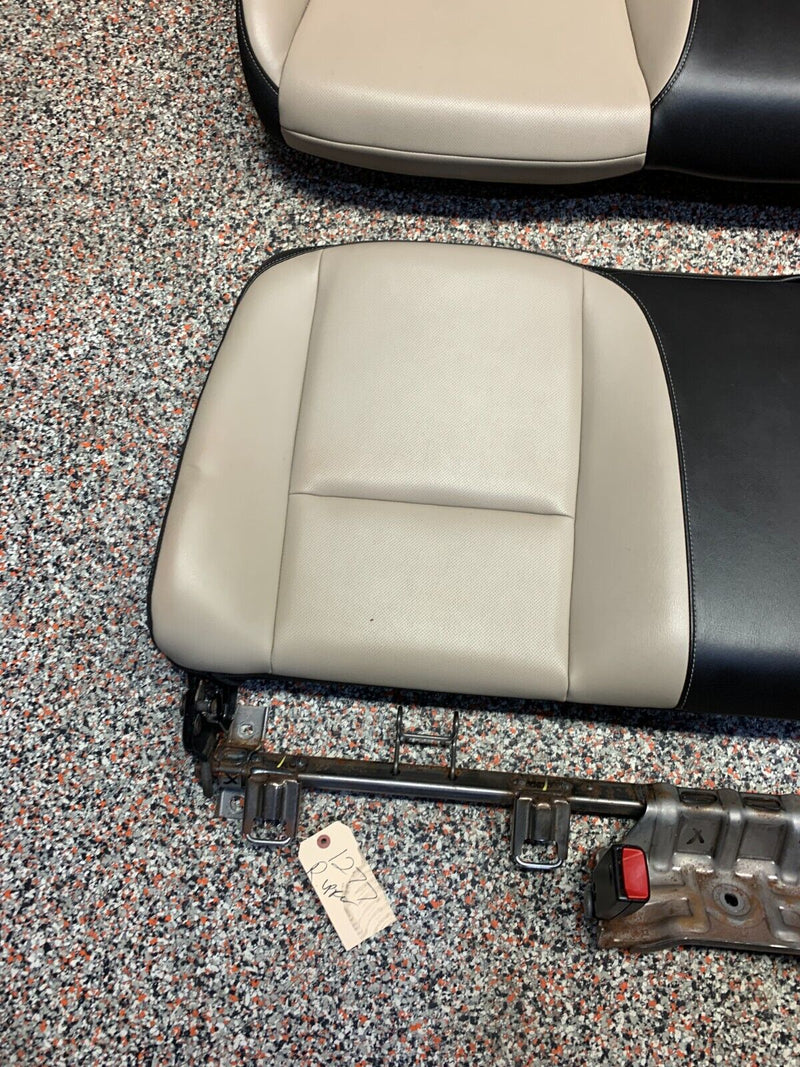 2010 CAMARO SS FRONT REAR LEATHER SEATS TAN/BLACK NICE! USED!