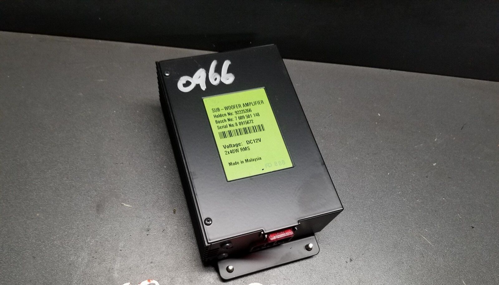 2009 PONTIAC G8 GT OEM 92225356 SUBWOOFER SUB WOOFER AMP AMPLIFIER