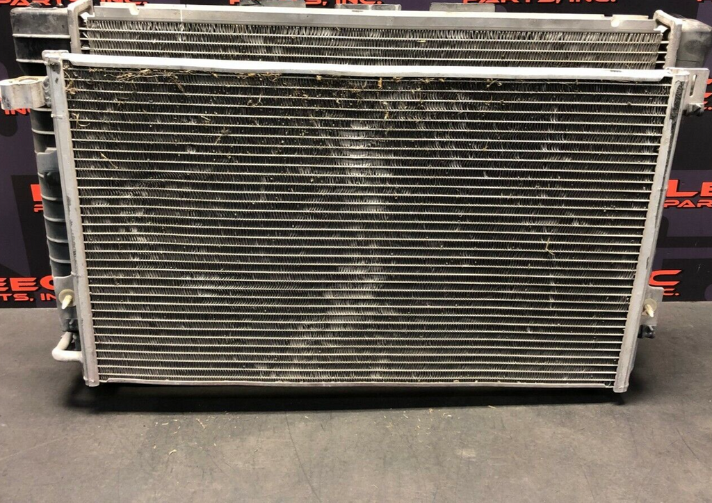 2001 CORVETTE C5 Z06 OEM RADIATOR COOLING FANS AC CONDENSER ASSY