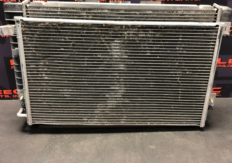 2001 CORVETTE C5 Z06 OEM RADIATOR COOLING FANS AC CONDENSER ASSY