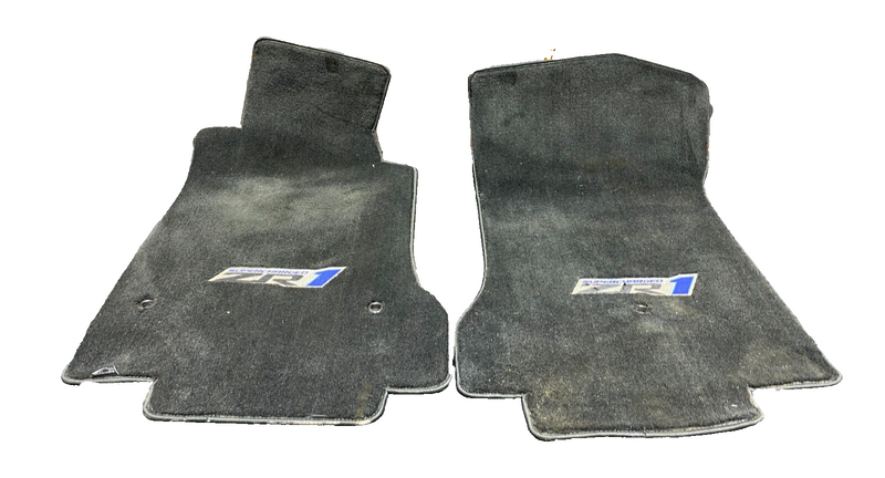 2012 CORVETTE C6 ZR1 LS9 OEM LLOYD MATS ZR1 LOGO FLOOR MATS PAIR DR PS USED