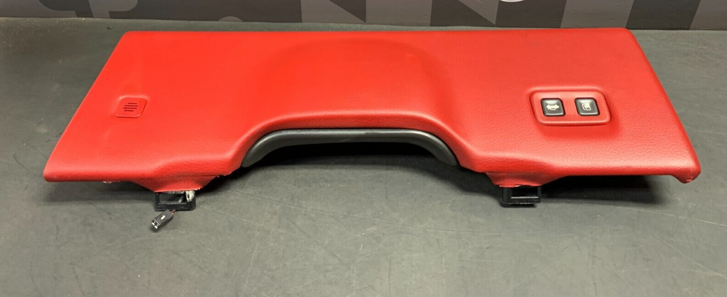 2006 CORVETTE C6 OEM RED DRIVER KNEE LOWER DASH PANEL