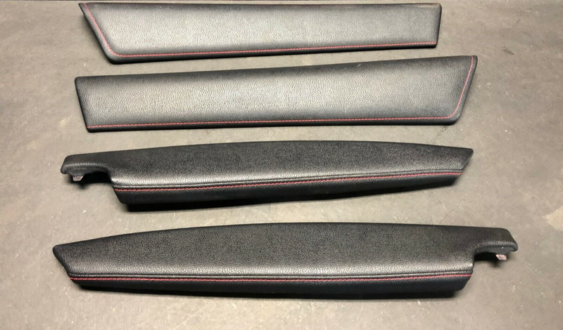 2013 SUBARU BRZ FRS 86 OEM RED STITCHED DOOR PANEL ARM REST