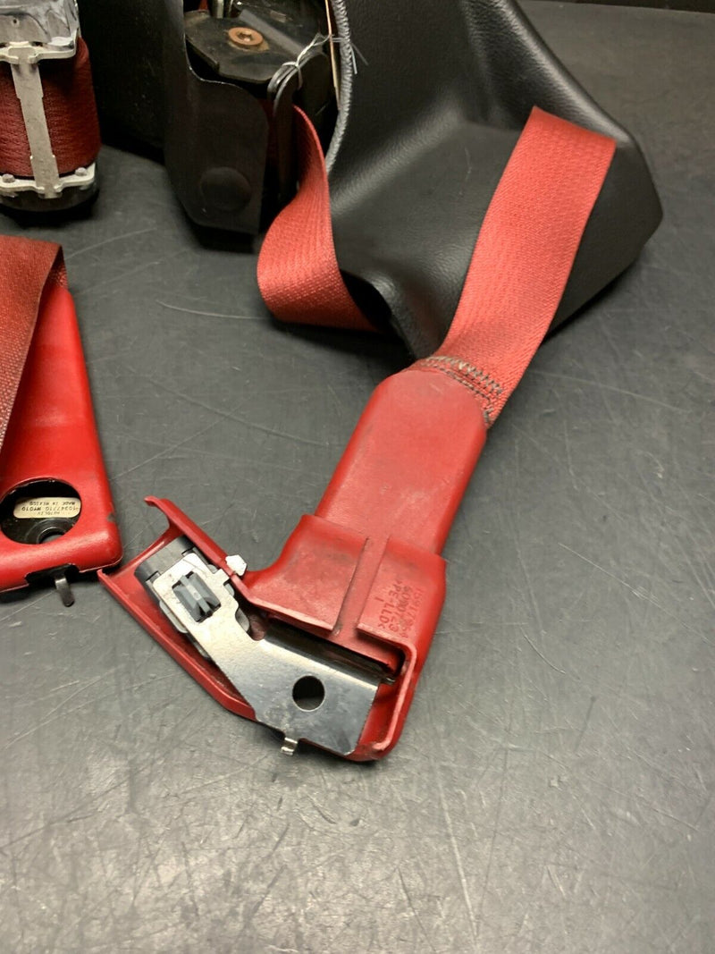 2008 CORVETTE C6 CONVERTIBLE OEM RED SEAT BELTS