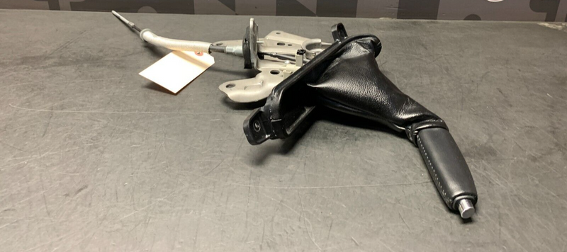 2019 FORD MUSTANG GT OEM EMERGENCY BRAKE HANDLE WITH BOOT MECHANISM USED