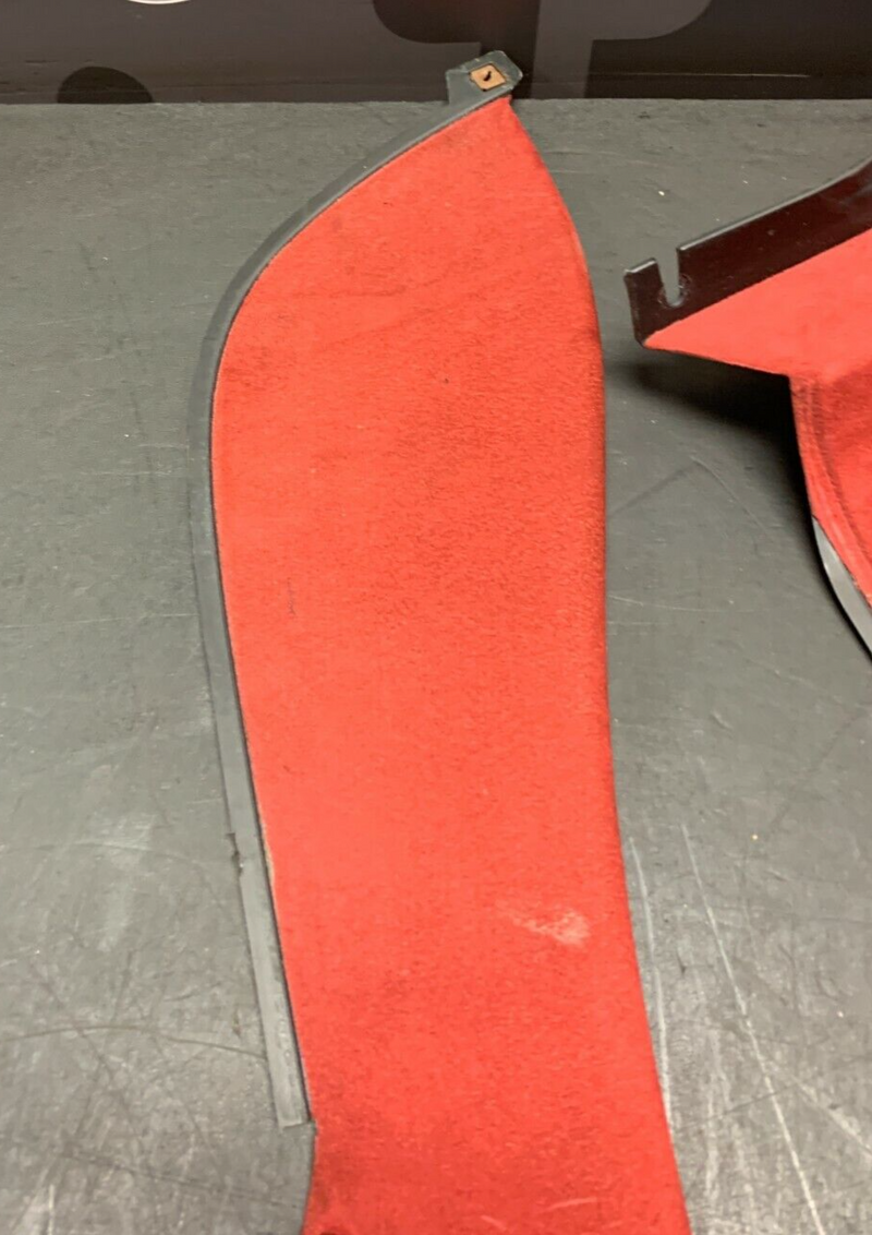 2006 PONTIAC GTO OEM RED SUEDE CENTER CONSOLE SIDE TRIM PANELS