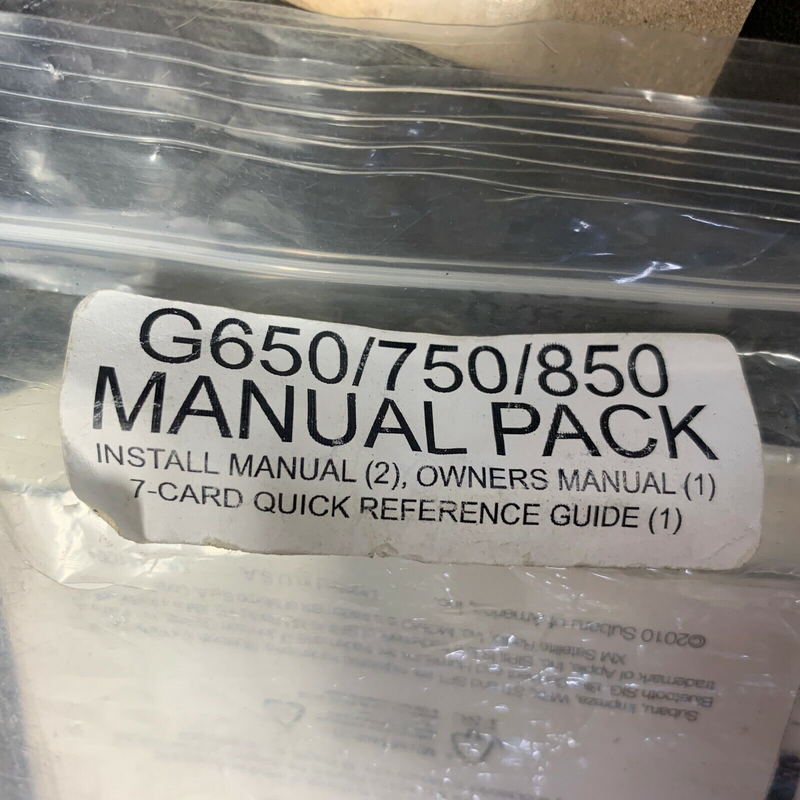 2011 SUBARU WRX STI OEM OWNERS MANUAL SET