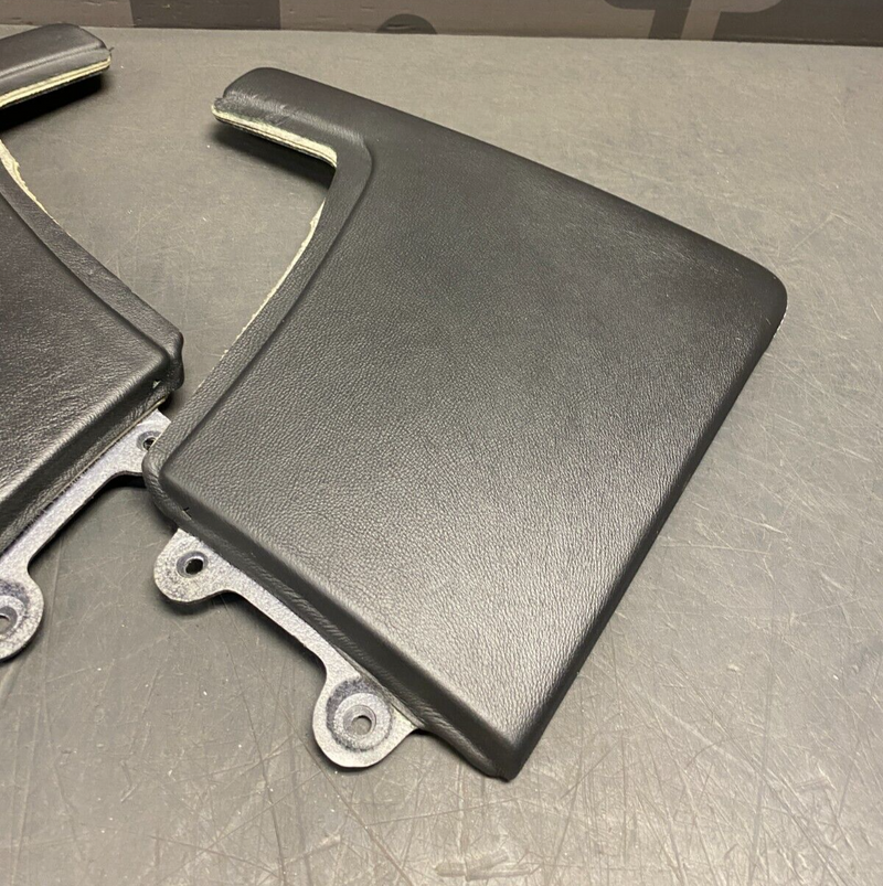 2007 PORSCHE 911 TURBO 997.1 OEM LEATHER KNEE KICK PANELS SIDE CONSOLE PAIR USED
