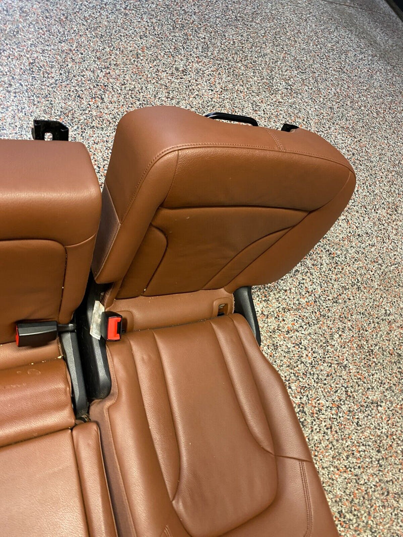 2012 AUDI Q5 3.2 S LINE OEM FRONT REAR SEATS BROWN RARE NICE CONDITION!!