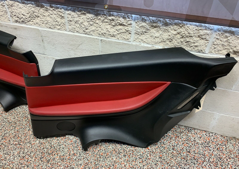 2004 PONTIAC GTO OEM RED REAR SPEAKER INTERIOR COVER SIDE TRIM PANELS