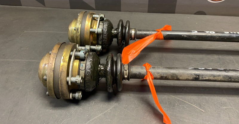 2007 PORSCHE 911 TURBO 997.1 OEM FRONT CV AXLES PAIR DR PS USED **NEEDS BOOTS**