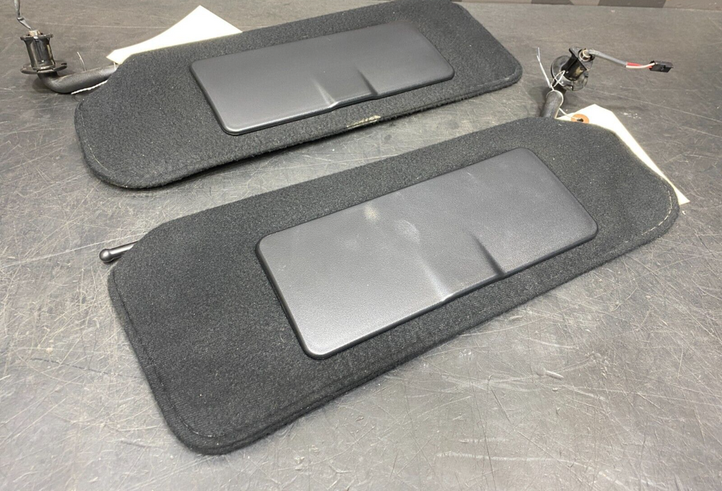 2001 CORVETTE C5 Z06 OEM SUN VISORS PAIR DRIVER PASSENGER USED