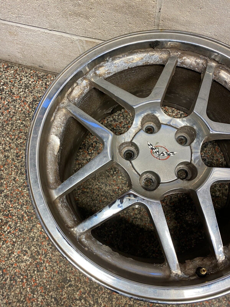 2001 CHEVY CORVETTE C5 Z06 SPEEDLINE RIMS WHEELS SET OF (4) USED NICE!! **READ**