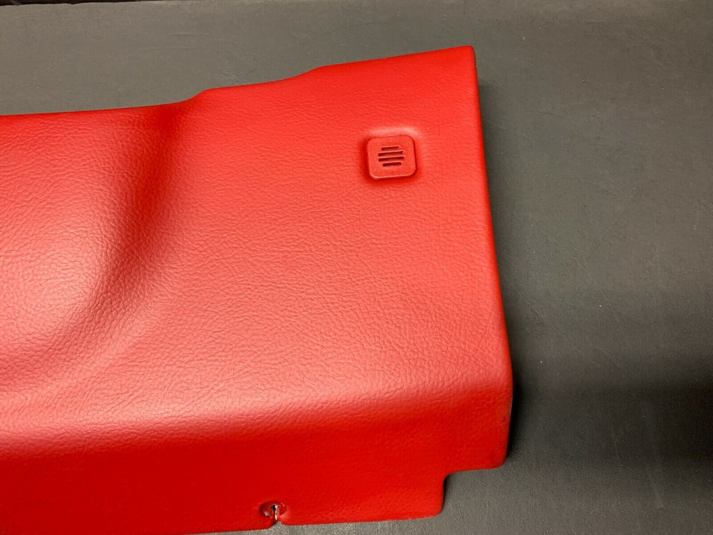 2005 CORVETTE C6 OEM RED DRIVER LOWER KNEE DASH PANEL TRIM