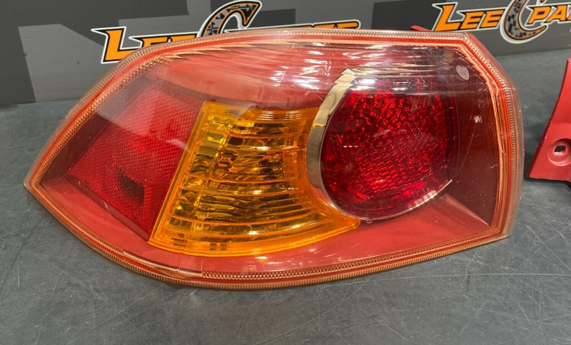 2008 EVOLUTION X EVO 10 GSR OEM TAIL LIGHT SET ALL RED LENSES USED