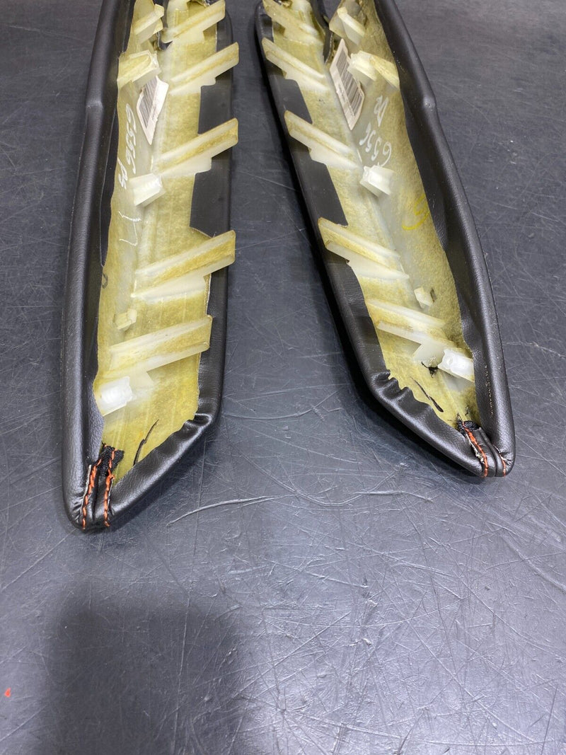 2010 CAMARO SS COUPE OEM ORANGE STITCHED DOOR PANEL ARM REST PAIR DR PS USED