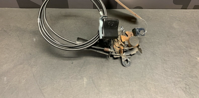 2012 SUBARU WRX STI SEDAN OEM HOOD LATCH W/ CABLE RELEASE HANDLE