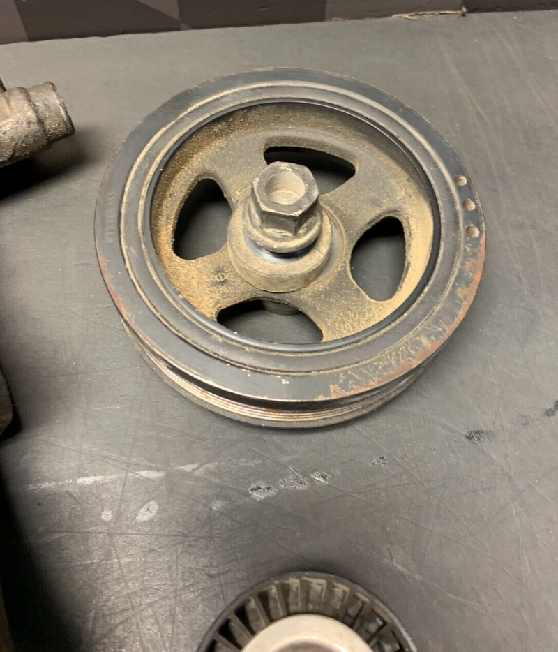 2008 EVOLUTION X EVO 10 MR OEM ENGINE PULLEY SET USED