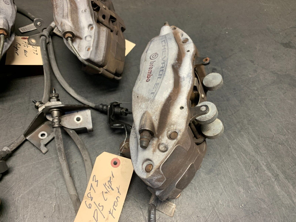 2013 CAMARO SS OEM BREMBO BRAKE CALIPER SET FRONT REAR (4) USED