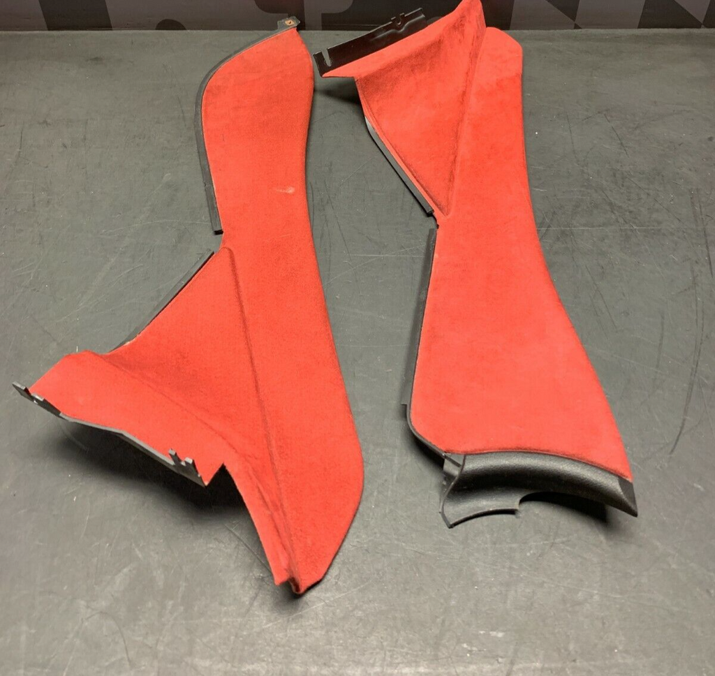 2006 PONTIAC GTO OEM RED SUEDE CENTER CONSOLE SIDE TRIM PANELS