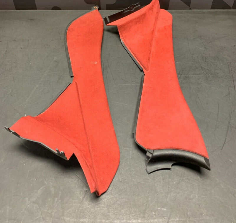 2006 PONTIAC GTO OEM RED SUEDE CENTER CONSOLE SIDE TRIM PANELS