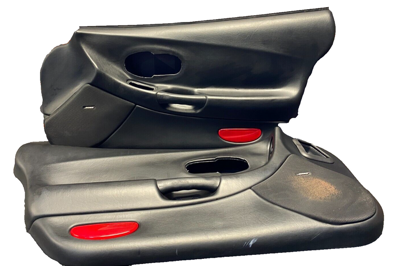 2002 CORVETTE C5Z06 OEM DOOR PANELS PAIR DRIVER PASSENGER BLACK USED