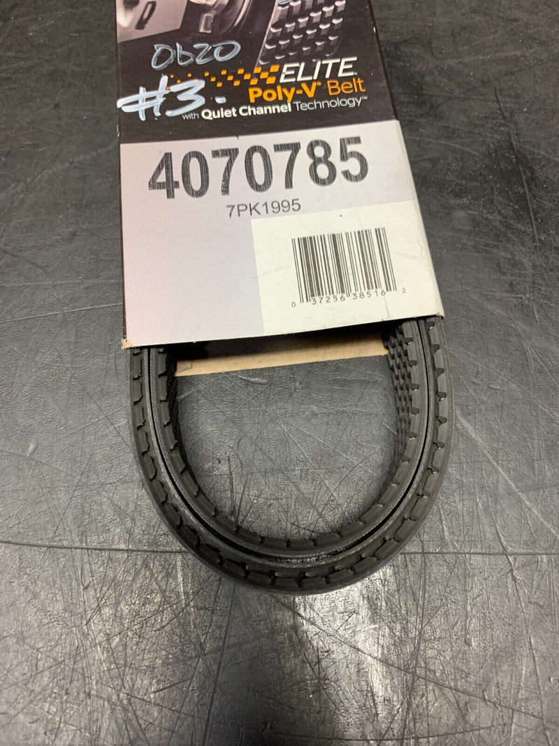 CONTINENTAL ELITE POLY V BELT 4070785 7PK1995 NEW