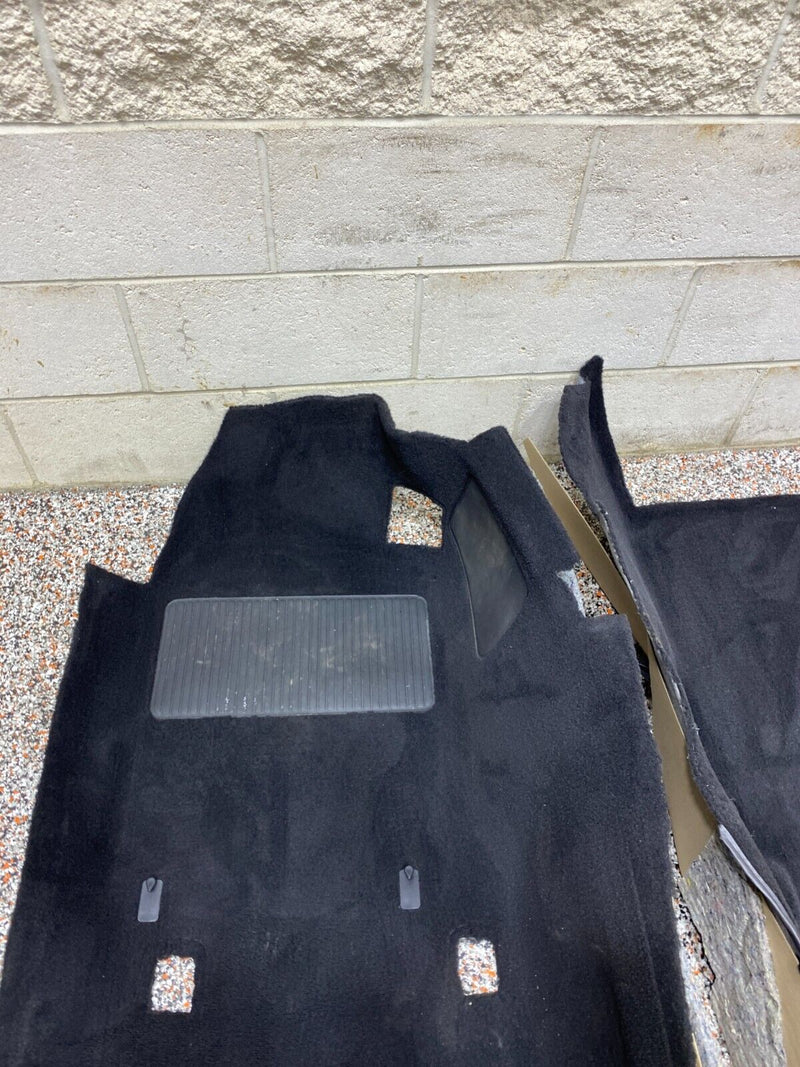 2003 CORVETTE C5 Z06 OEM BLACK CABIN AREA CARPET SET DRIVER PASSENGER USED