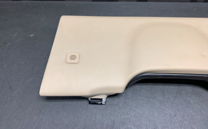 2005 CORVETTE C6 OEM DRIVER TAN LOWER DASH KNEE PANEL TRIM