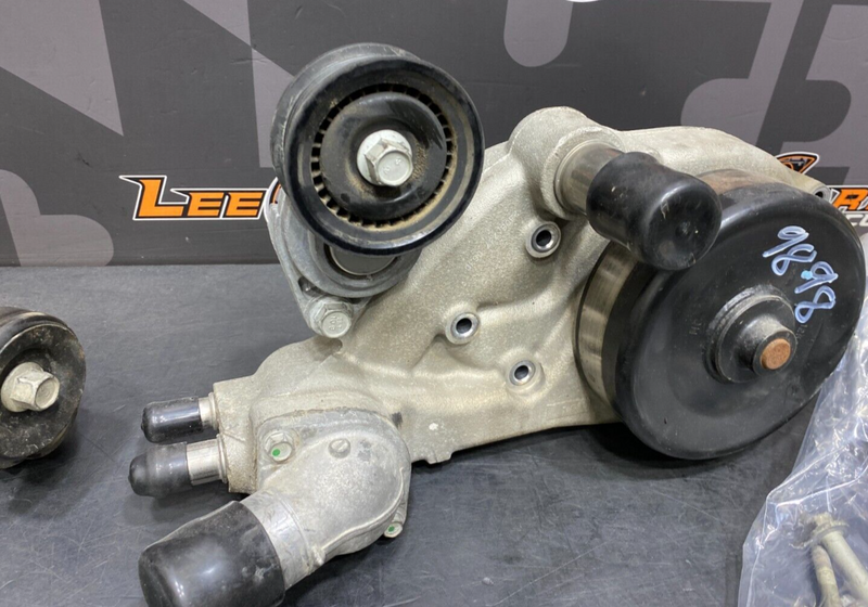 2007 CORVETTE C6 Z06 OEM FRONT ACCESSORY DRIVE WATER PUMP AC COMPRESSOR USED