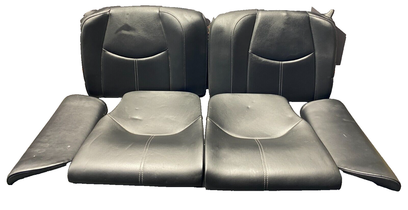 2012 PORSCHE 911 TURBO S 997.2 OEM CABRIO BLACK LEATHER REAR SEATS SET USED