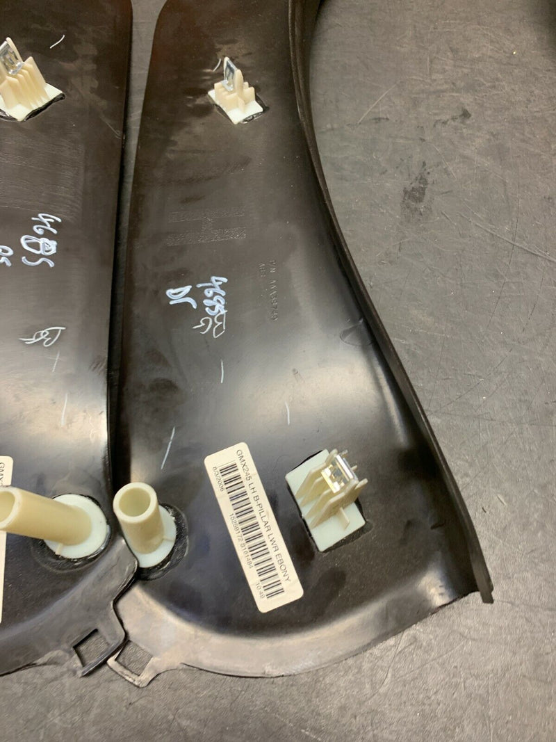 2007 CORVETTE C6 OEM REAR LOWER DRIVER PASSENGER SIDE PILLAR LOWER REAR PANELS
