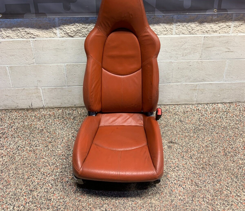 2007 PORSCHE 911 TURBO 997 OEM PASSENGER TERRACOTTA ADAPTIVE SPORT SEAT