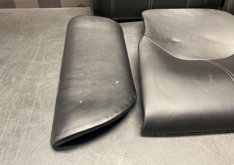 2012 PORSCHE 911 TURBO S 997.2 OEM CABRIO BLACK LEATHER REAR SEATS SET USED