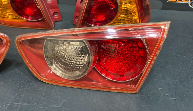 2008 EVOLUTION X EVO 10 GSR OEM TAIL LIGHT SET ALL RED LENSES USED