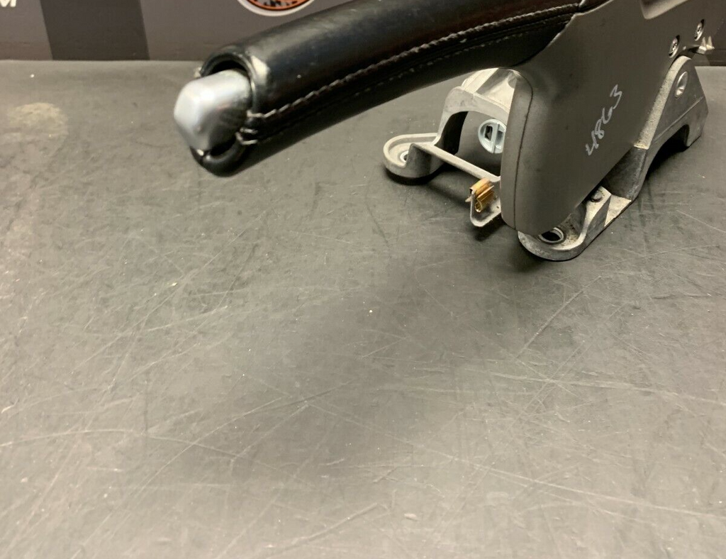 2006 PORSCHE CAYMAN S 987 OEM PARKING E BRAKE HANDLE LEATHER STITCHED