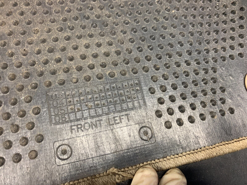 2007 CORVETTE C6 OEM DRIVER PASSENGER FLOOR MATS