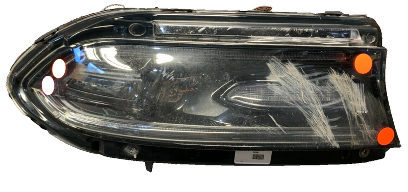 2016 DODGE CHARGER HELLCAT OEM RH PASSENGER HEADLIGHT -DAMAGED-