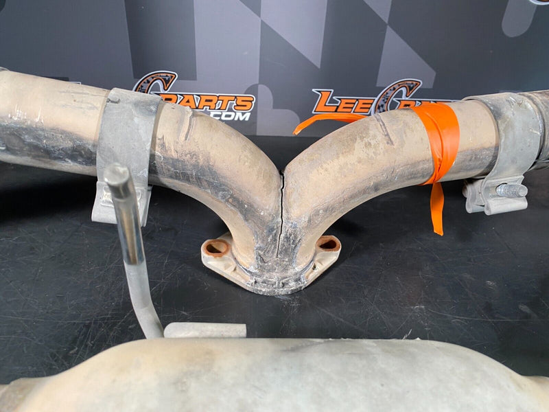 2007 HONDA S2000 AP2 INVIDIA Q300 CATBACK EXHAUST MUFFLERS USED **READ DAMAGE**