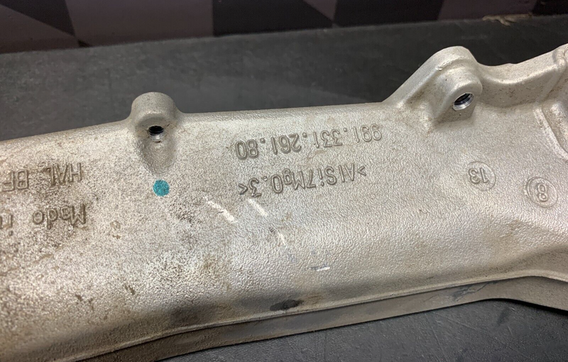 2014 PORSCHE 911 991 GT3 OEM ENGINE SUBFRAME CENTER BRACKET BRACE MOUNT