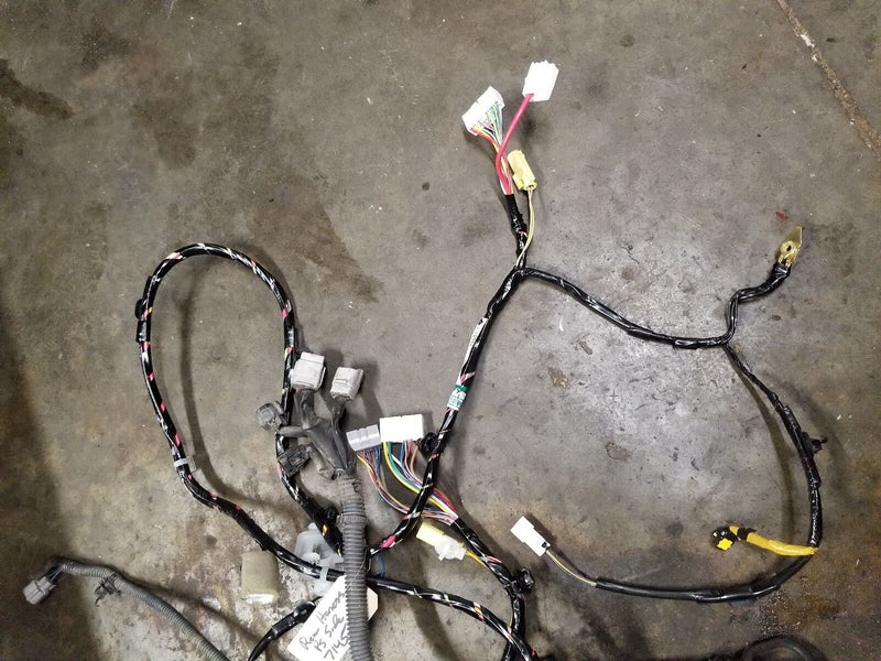2015 MITSUBISHI EVOLUTION EVO X OEM REAR SIDE CHASSIS BODY WIRE HARNESS PAIR