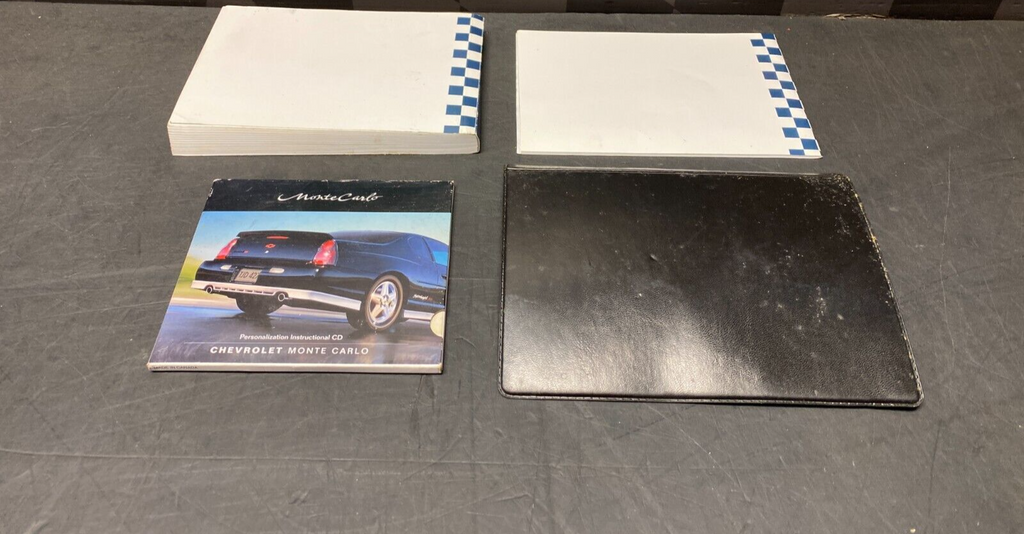 2004 MONTE CARLO SS SUPERCHARGED OWNERS MANUAL SET USED