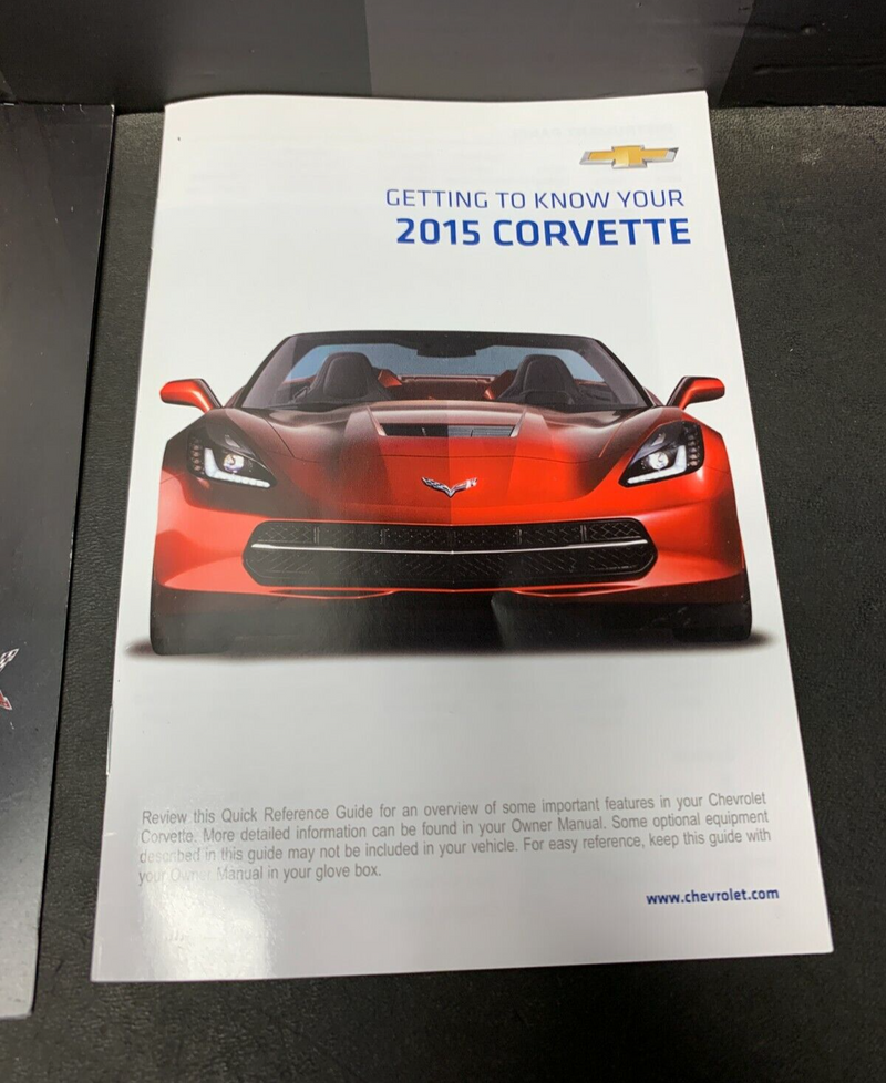 2015 CORVETTE C7 Z06 OEM BOOKLETS