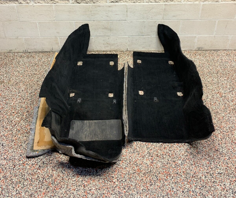 1999 CORVETTE C5 FRC OEM BLACK FLOOR LINER CARPETS